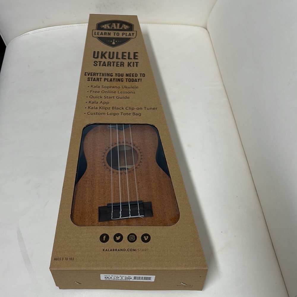 Kala Learn To Play Soprano Ukulele Starter Kit.  New in Box. - Picture 3 of 4